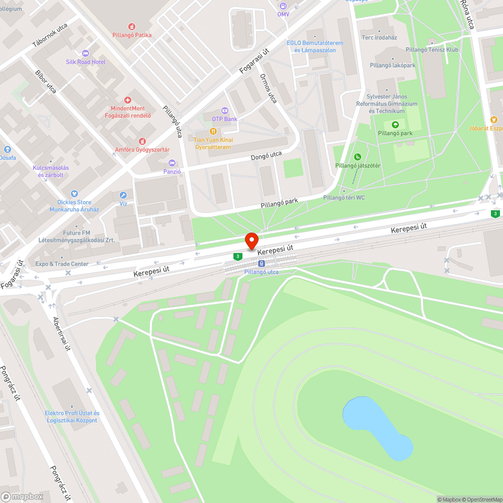 Roncs kerékpár a B+R parkolóban bejelentés helye