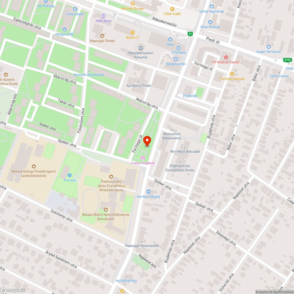 Kilazult poller bejelentés helye