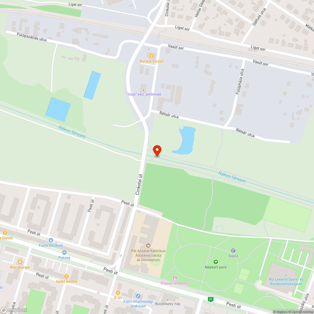 Kanapé a bokorban bejelentés helye