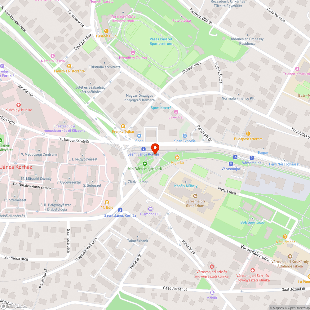 Szabálytalan parkolás a Majorkánál bejelentés helye