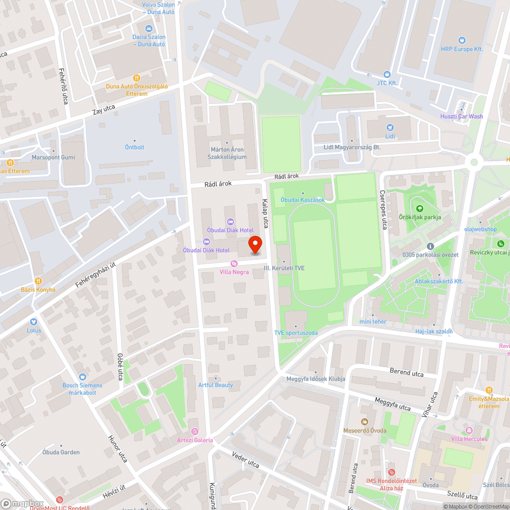 Elhagyott Daewoo bejelentés helye