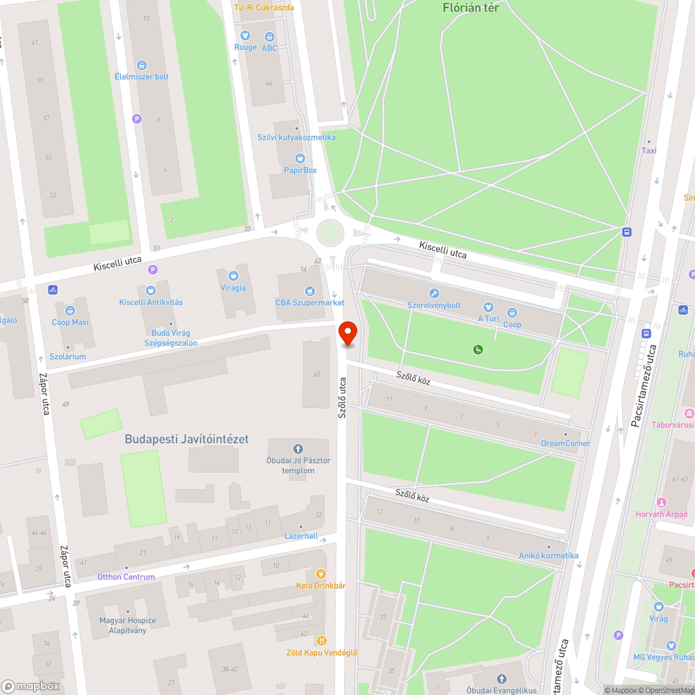 Akadálymentesítésre váró járdaszegélyek bejelentés helye