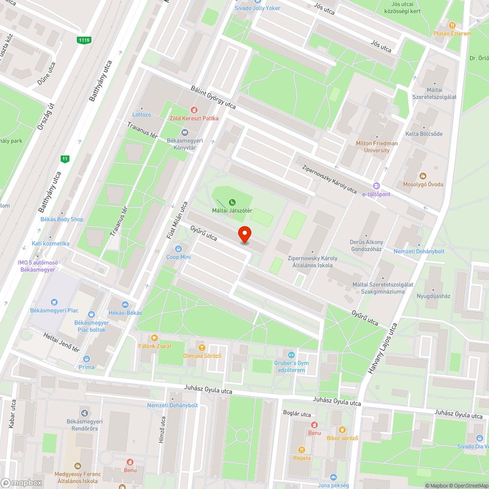 Elhagyott autók bejelentés helye