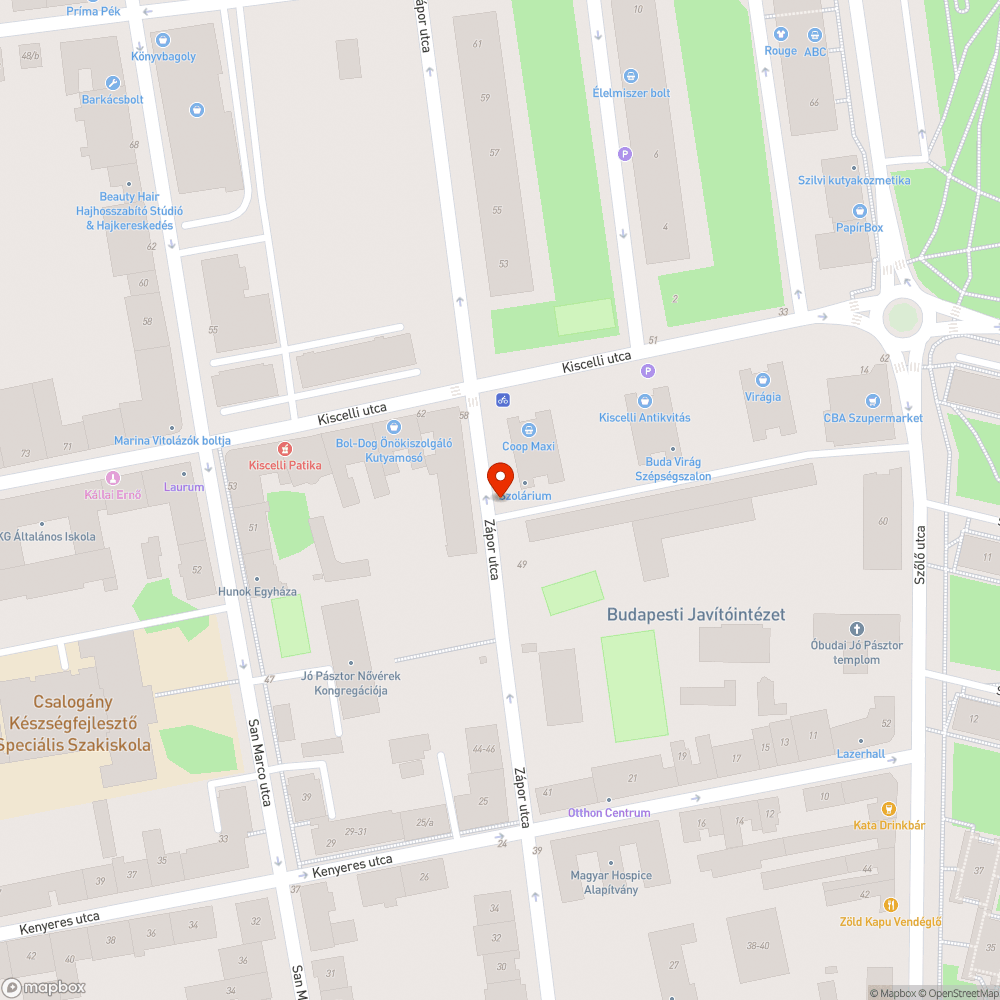 Akadálymentesítésre váró járdaszegélyek bejelentés helye