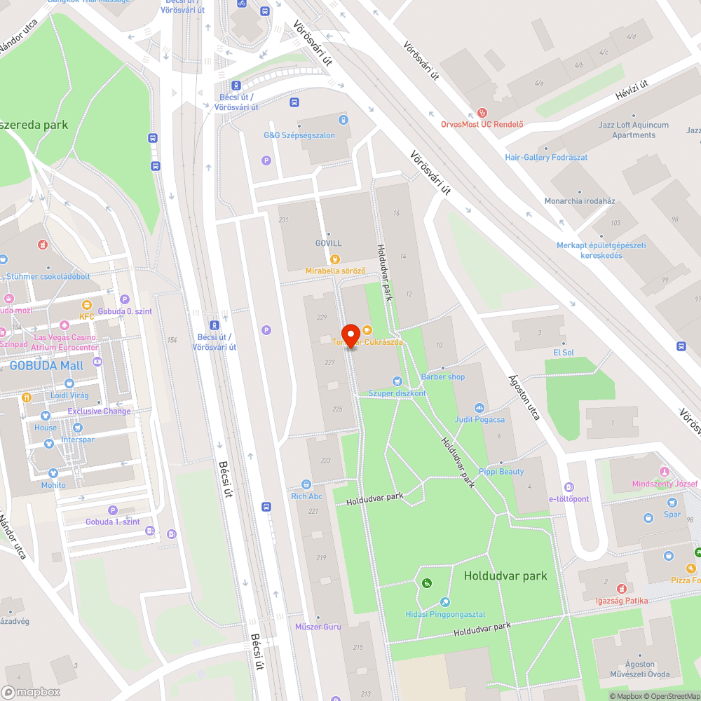 Üres bokorhely bejelentés helye