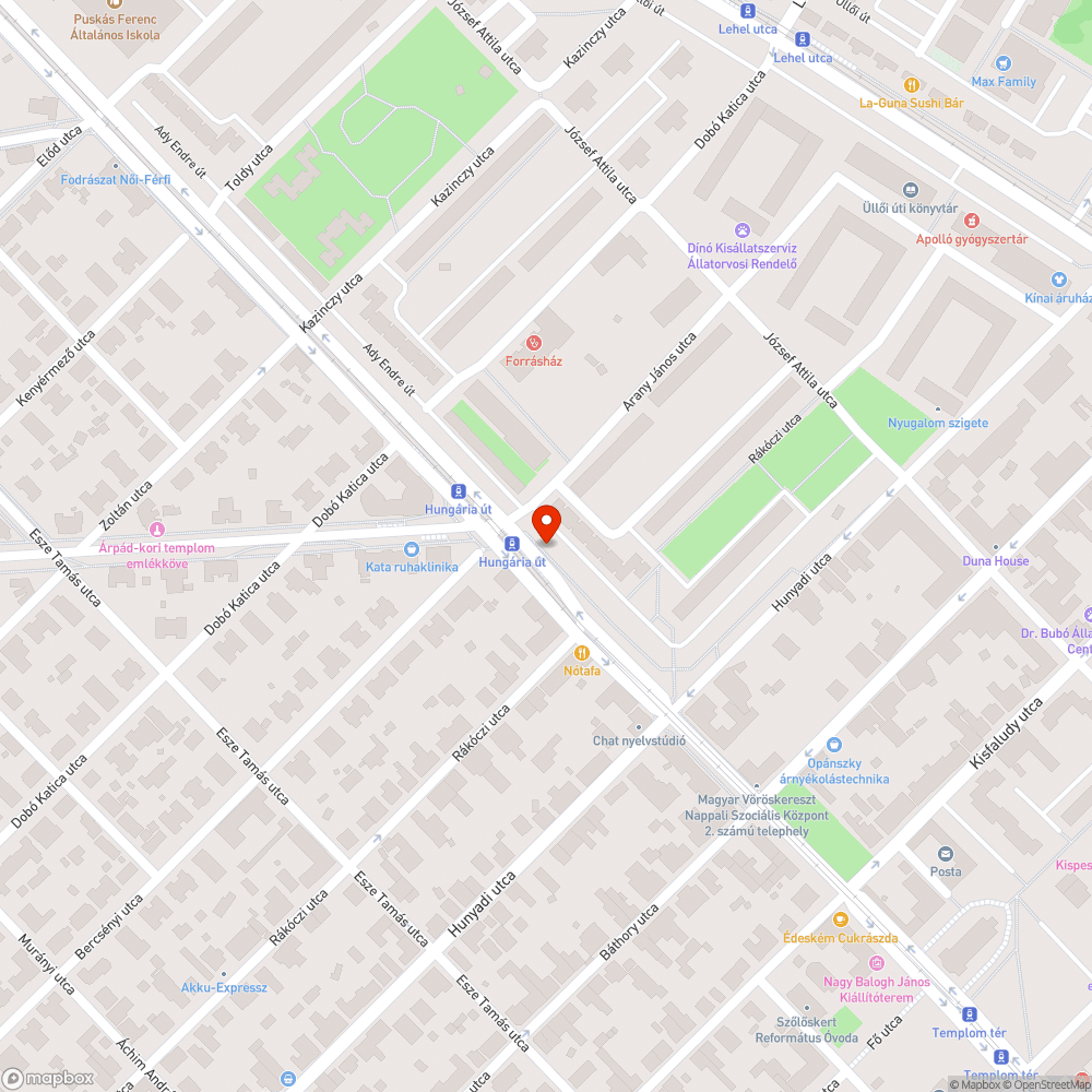 Balesetveszélyes, mélyen lévő csatornafedél a bicikliút közepén bejelentés helye