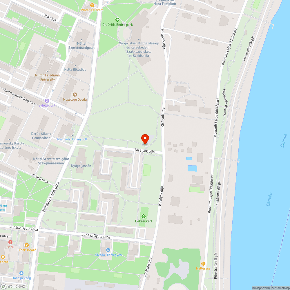 Kiszáradt fák bejelentés helye