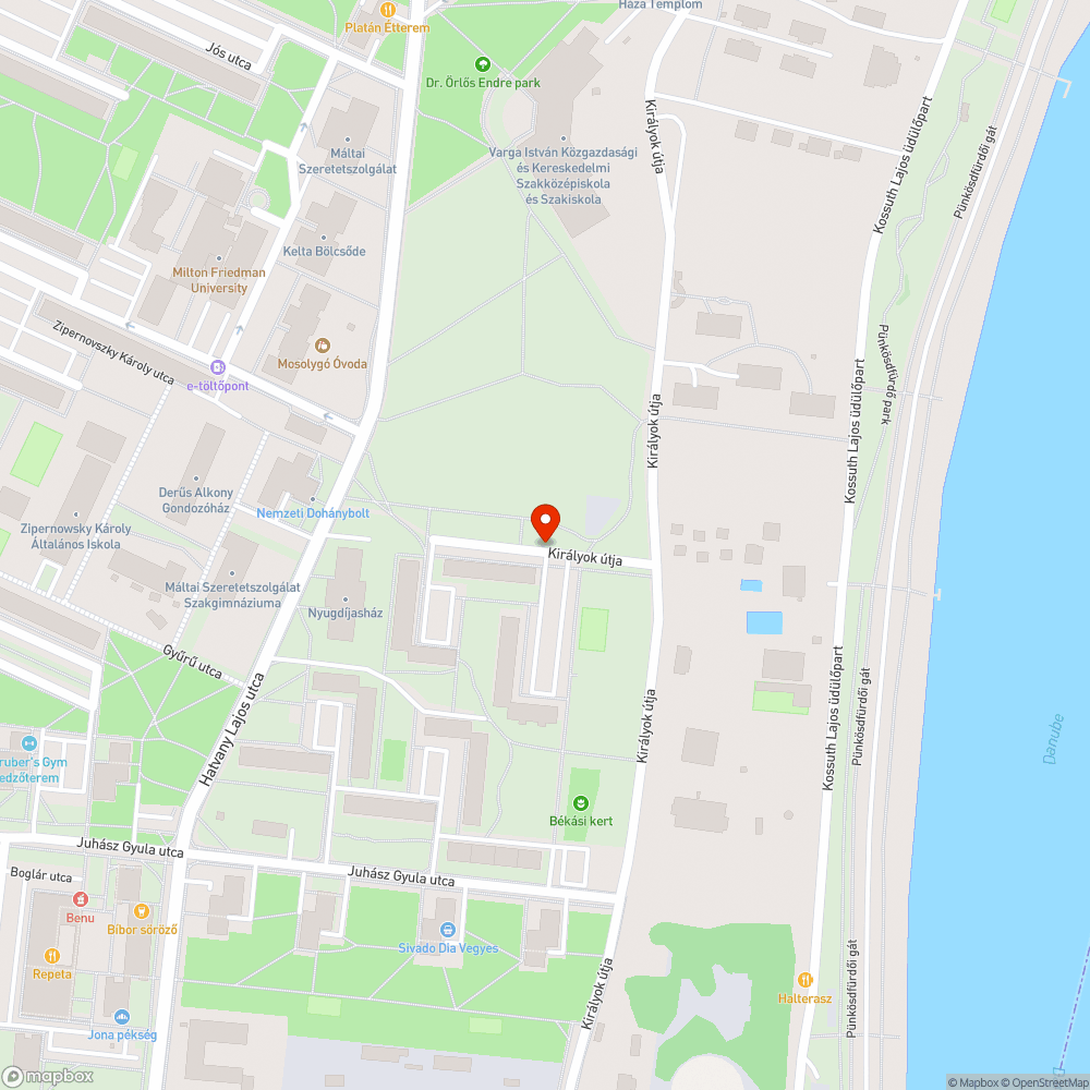 Kiégett lámpa bejelentés helye