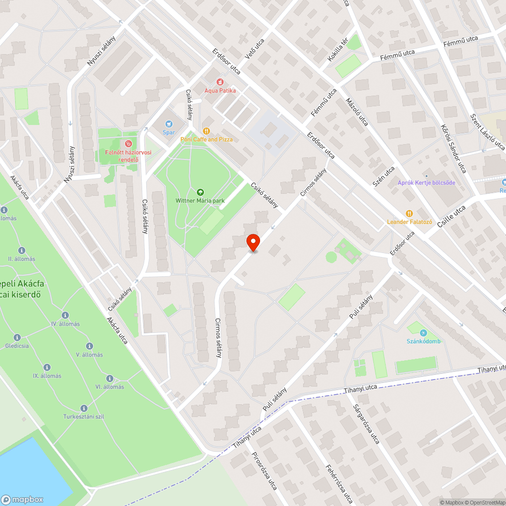 Kidöntött korlát bejelentés helye