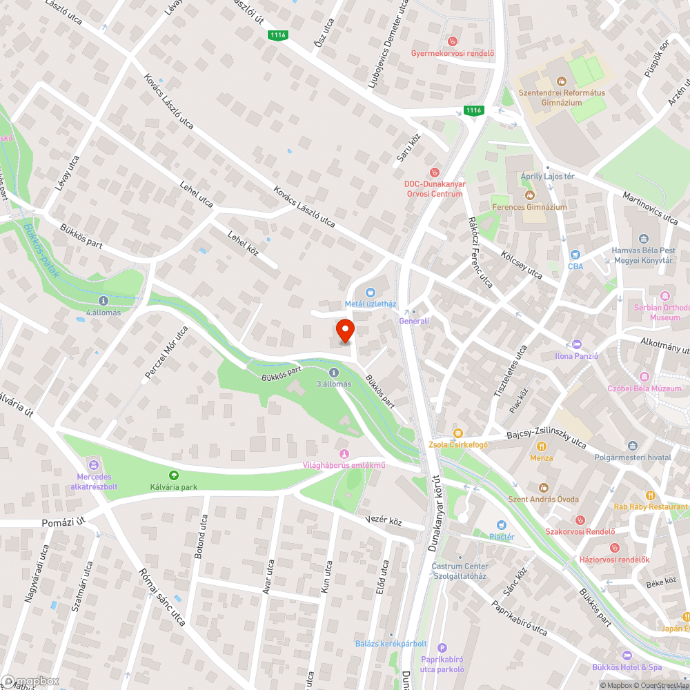 Erősen meglazult az elektromos vezeték a Bükkös patak felett bejelentés helye