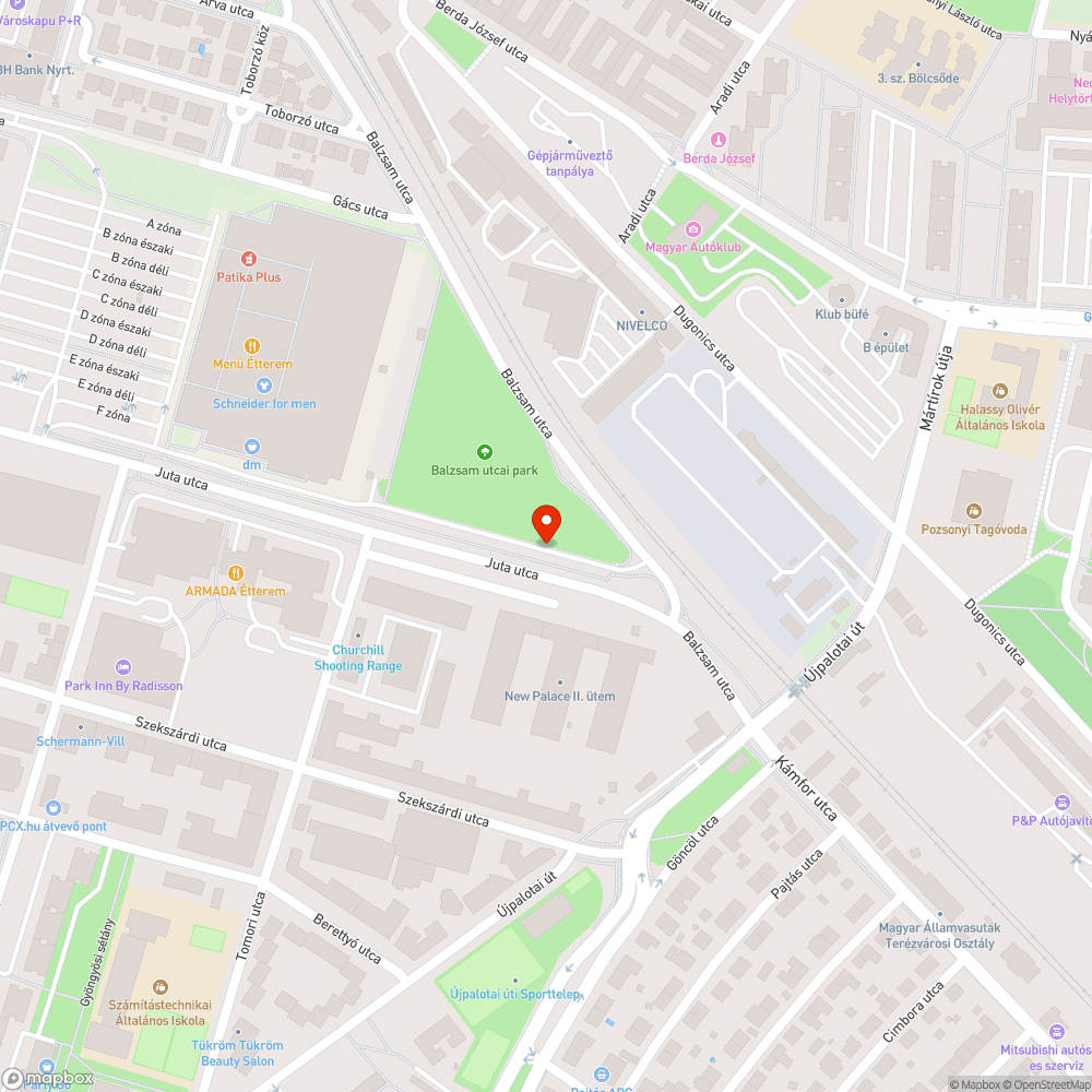 elhagyott autó bejelentés helye