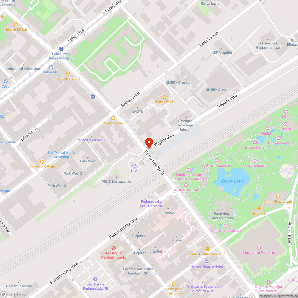 Nem működő jelzőlámpa bejelentés helye