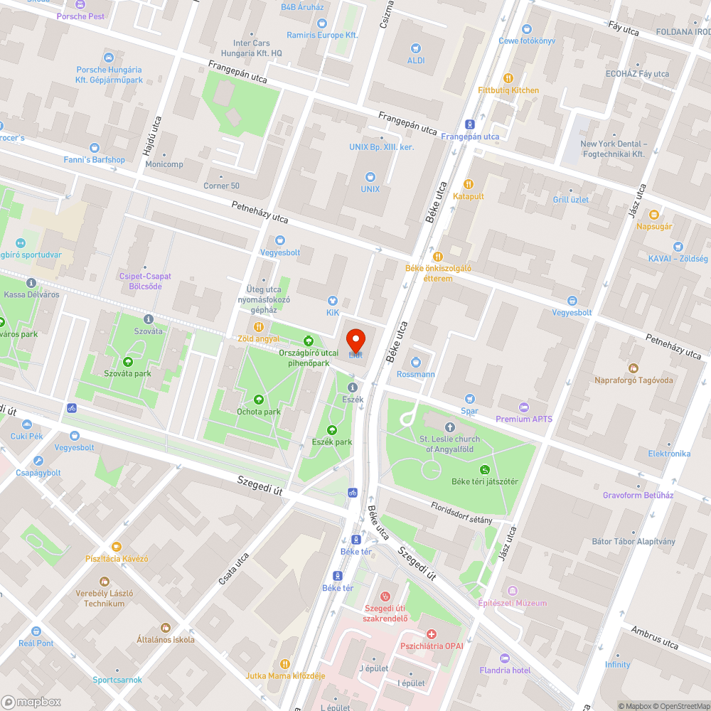 Elhagyott kerékpár bejelentés helye