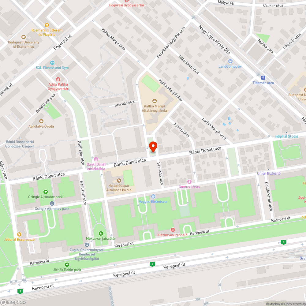 Elavult FRV bejelentés helye