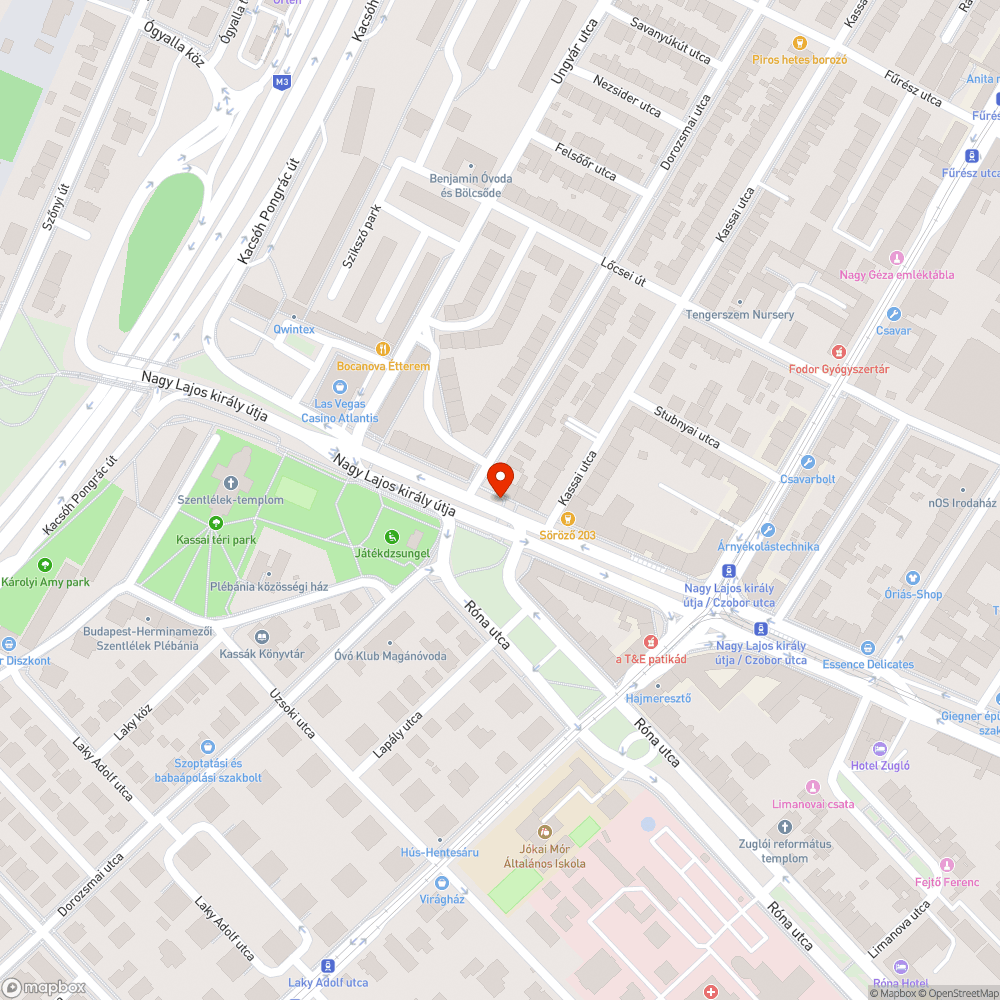 Elhagyott korlát bejelentés helye