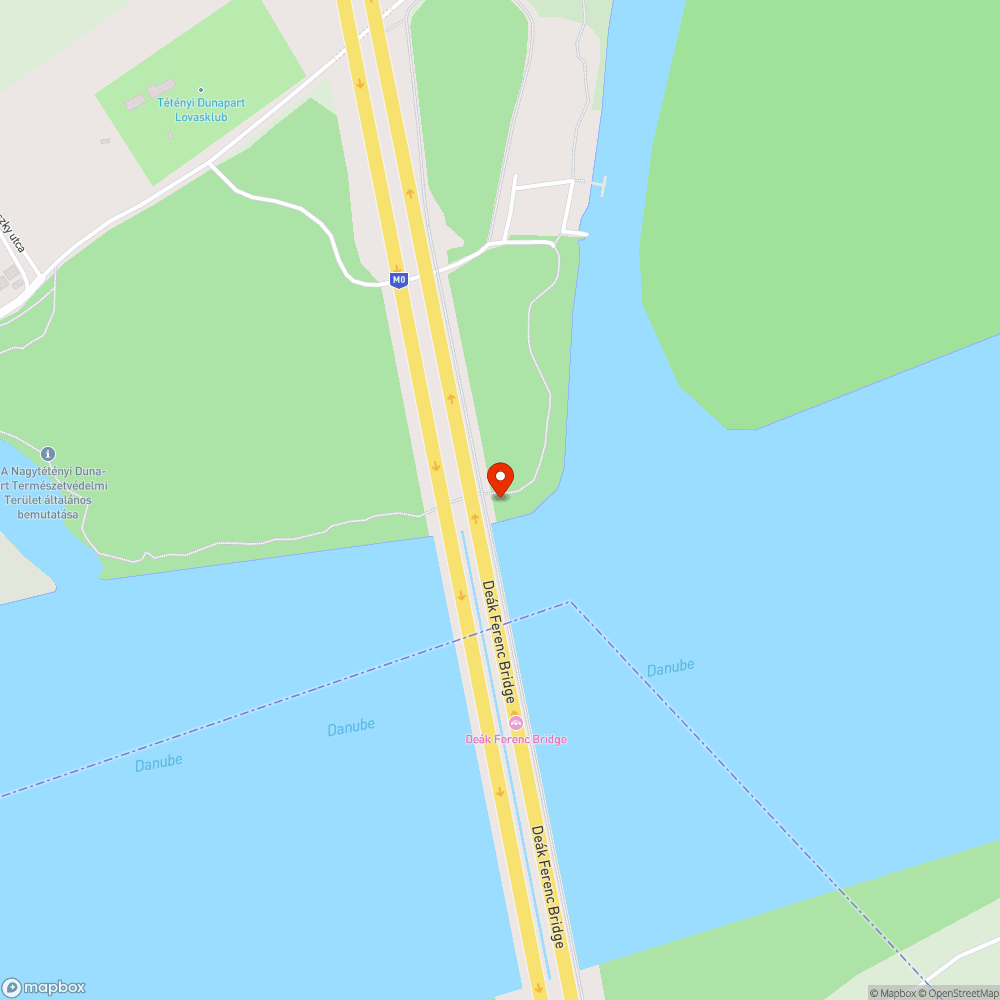 Tilos kerékpározni Deák Ferencen? bejelentés helye