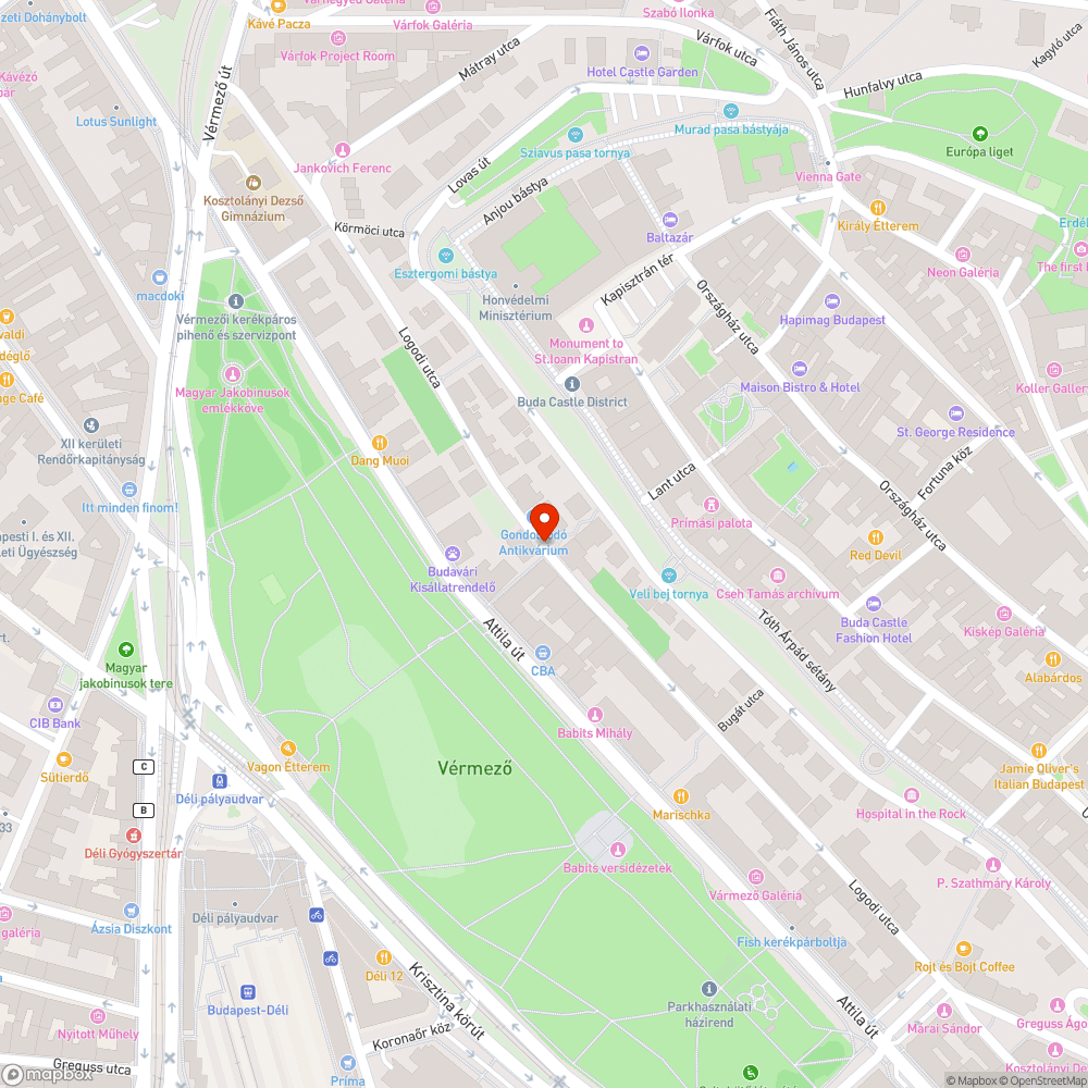 Kerékpártároló hiány bejelentés helye