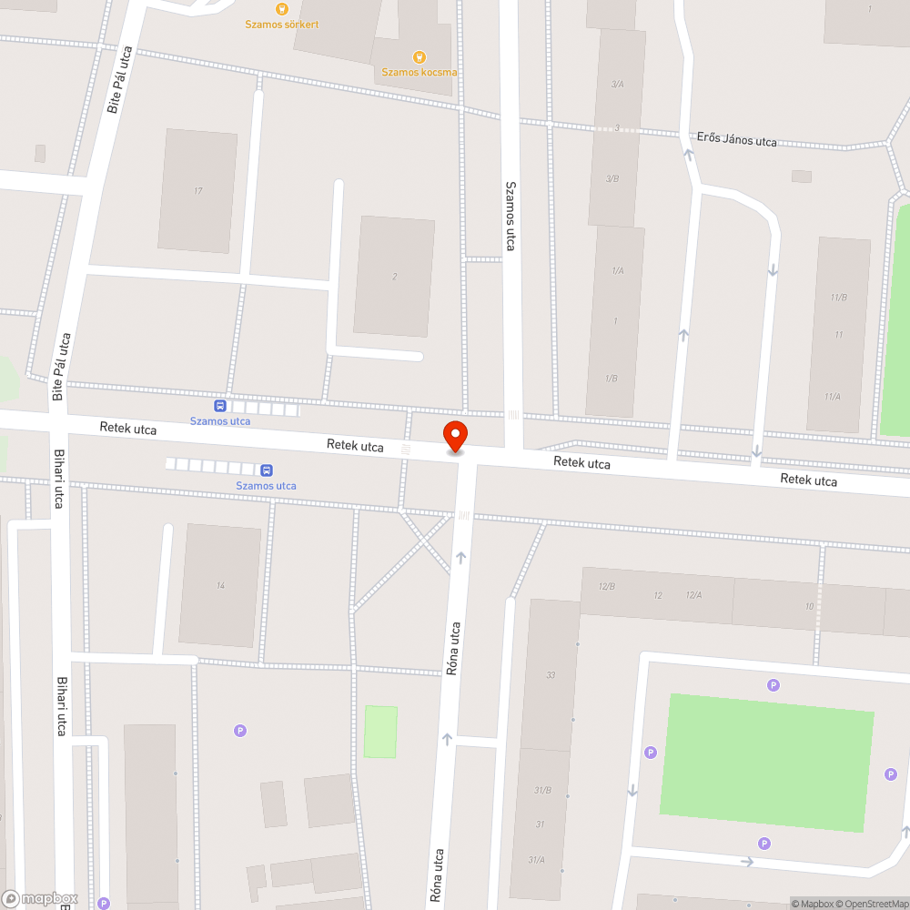 Megdőlt tábla bejelentés helye