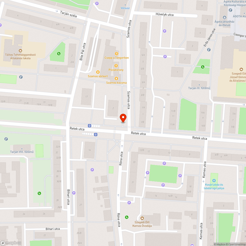 Aknafedél körüli aszfalthiba bejelentés helye