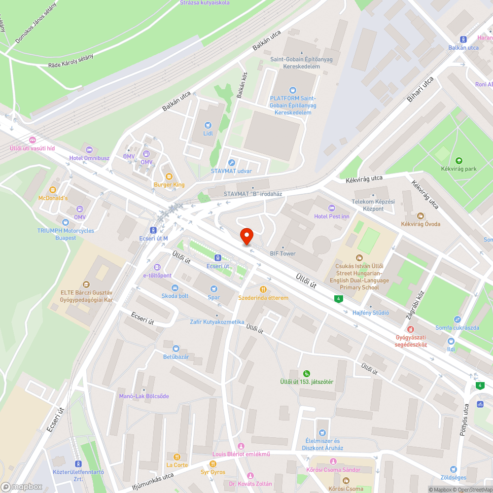 Leesett jelzőtábla bejelentés helye