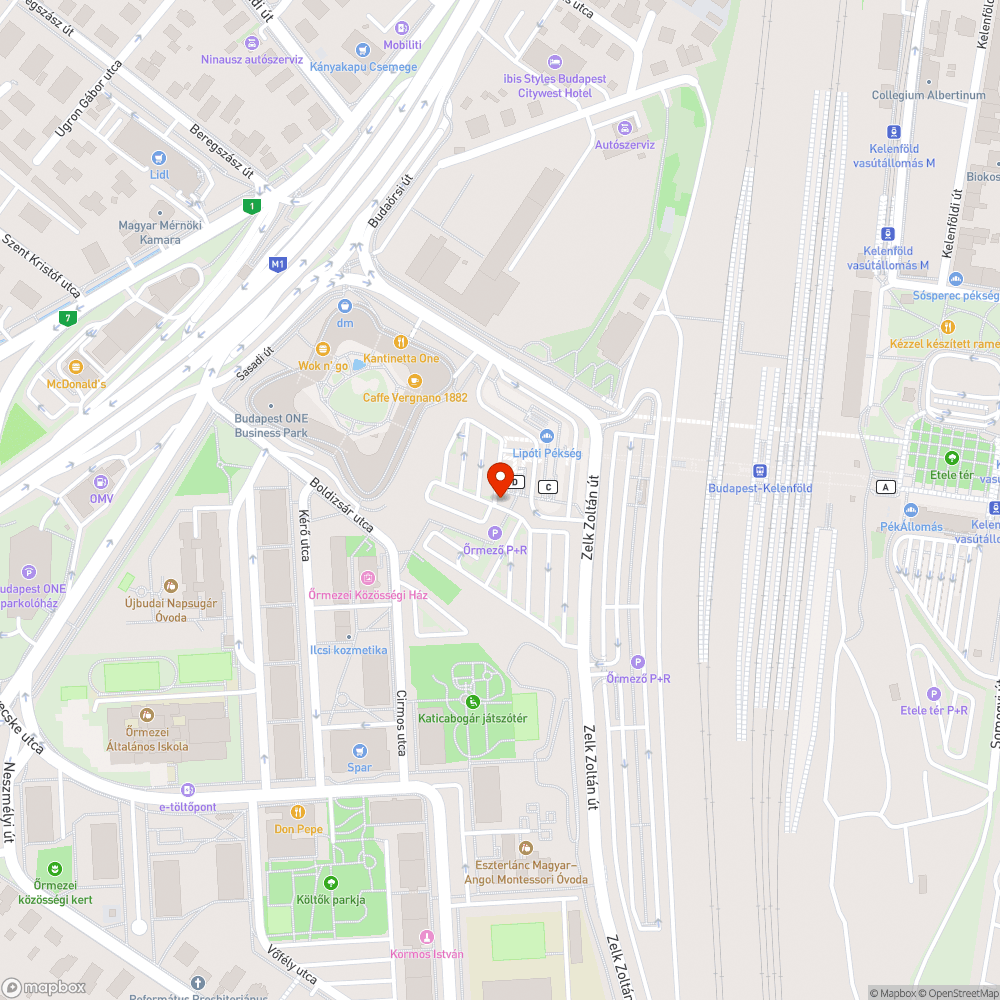 Őrmezei P+R parkoló, lerakat II. bejelentés helye