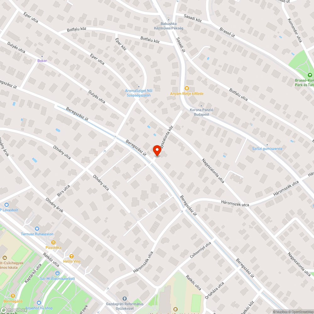 Elhagyott Ford bejelentés helye