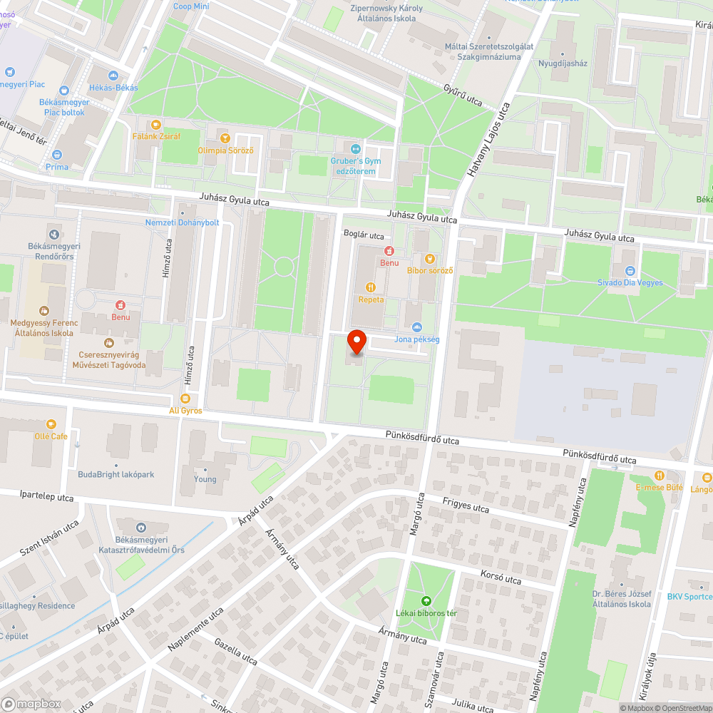 Bevásárlókocsi bejelentés helye