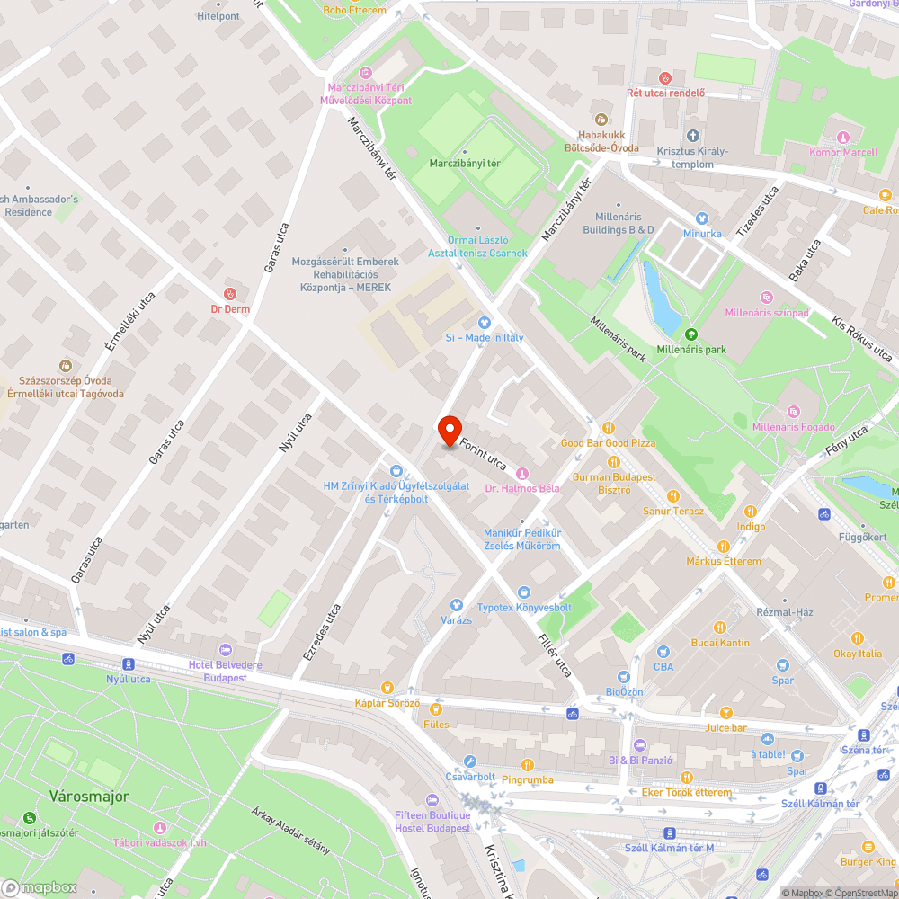 Ezredes utca ezredes lépcsőnél forint utca sarkán illegális szemétlerakás bejelentés helye