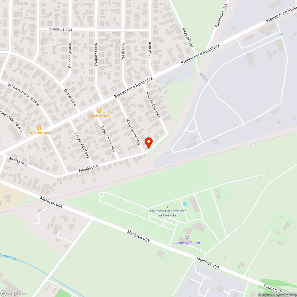 Derékig érő gaz a Műkertvárosban bejelentés helye