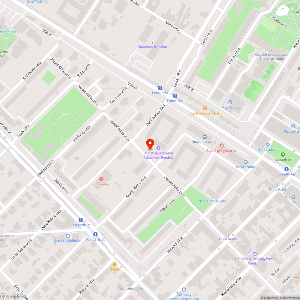 Beszakadt járdaszakasz bejelentés helye