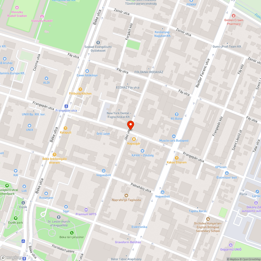 Megsüllyedt aszfalt bejelentés helye