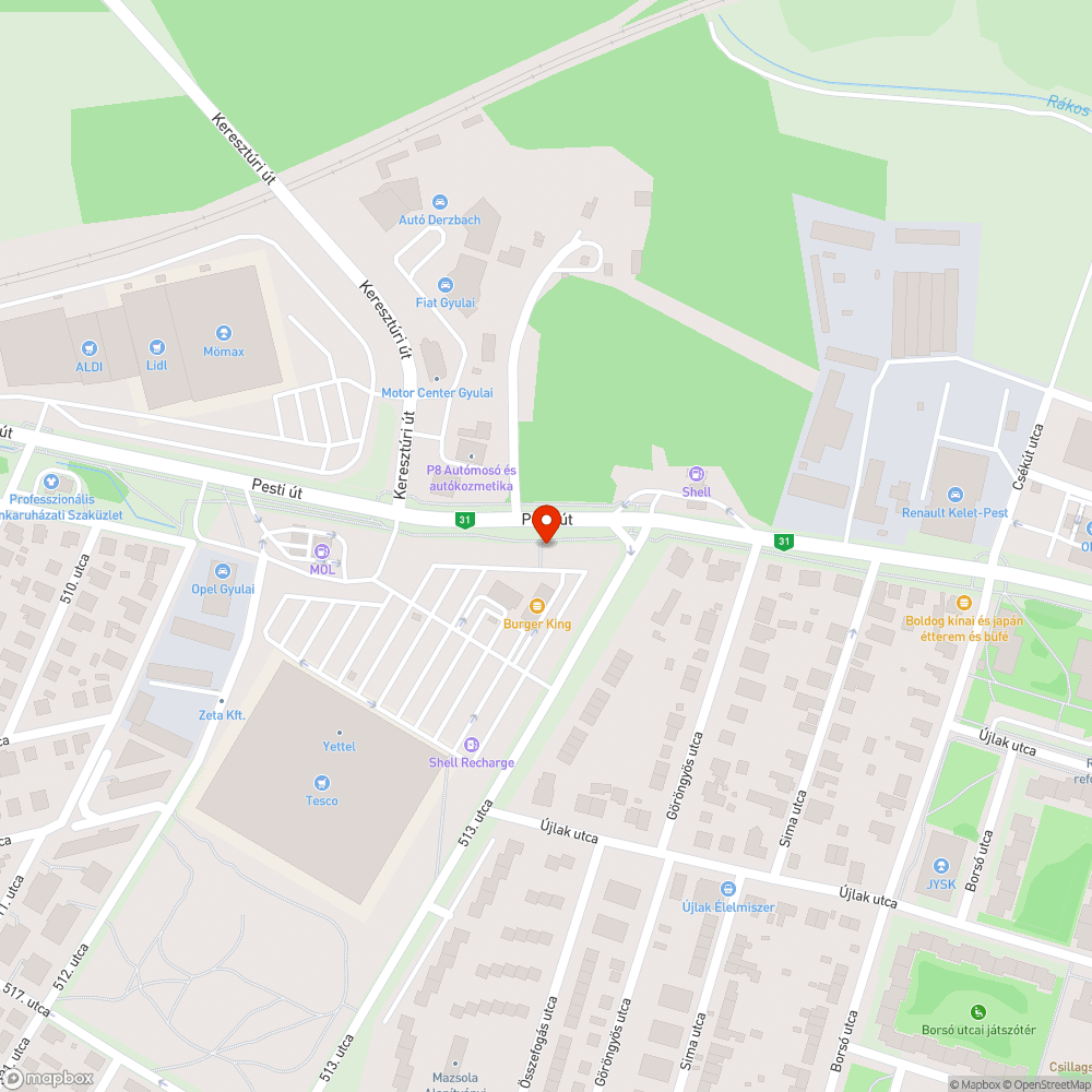 Ruhagyüjtő kontèner bejelentés helye