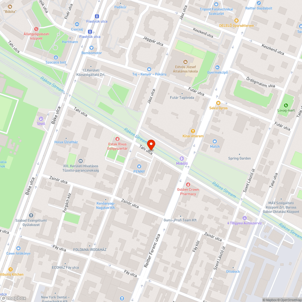 Felboruló fa bejelentés helye