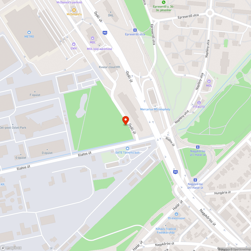 Rengeteg szemét bejelentés helye