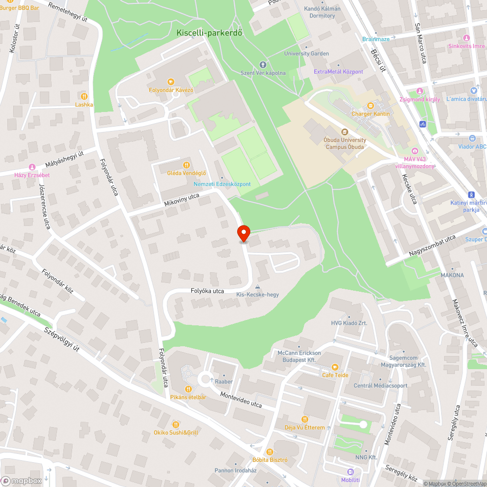 III. Folyóka utca kátyúi bejelentés helye