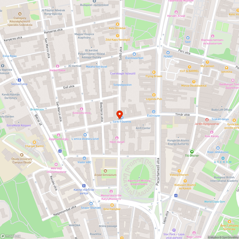 III. Tímár utca - Szőlő utca csomópont forgalombiztonsága bejelentés helye