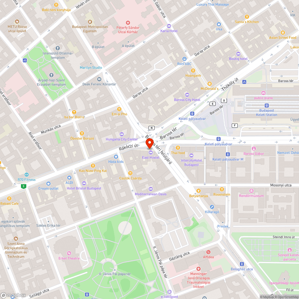 Kiszáradt fa bejelentés helye