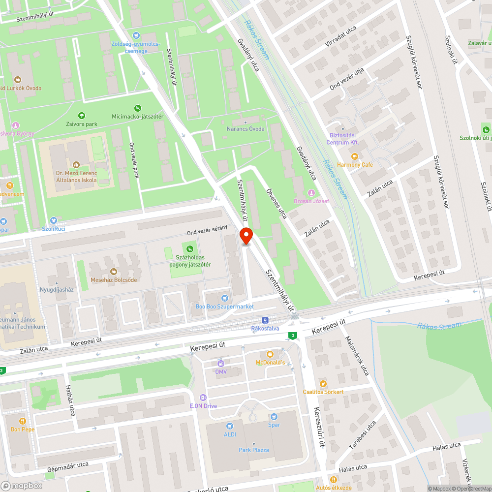 Kidöntött tábla bejelentés helye