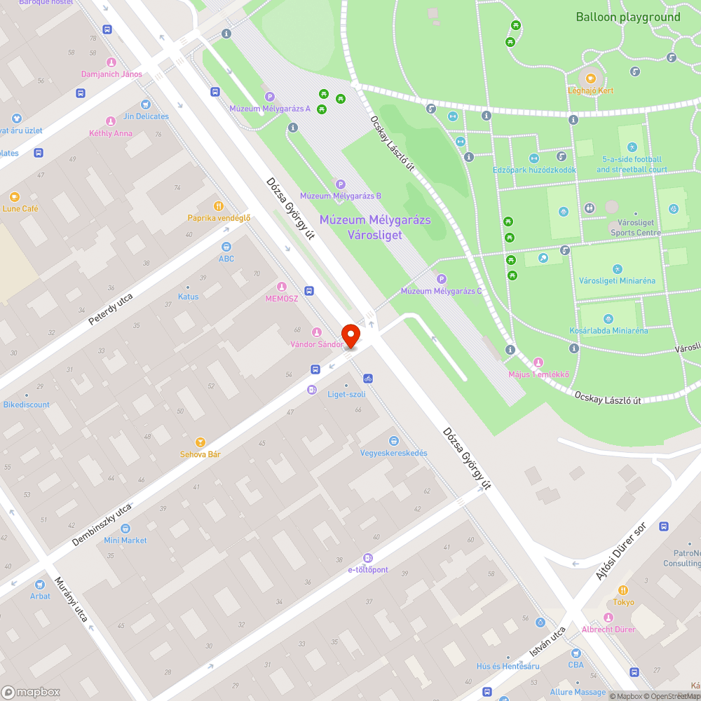 Kidőlt korlát bejelentés helye