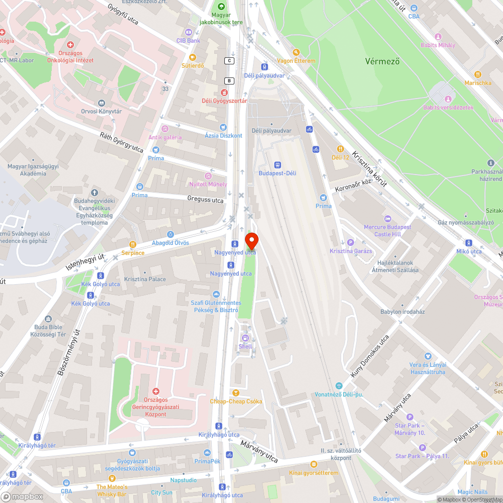 Feltört étterem bejelentés helye