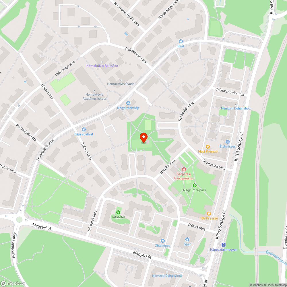 Körhinta leszakadt burkolat bejelentés helye