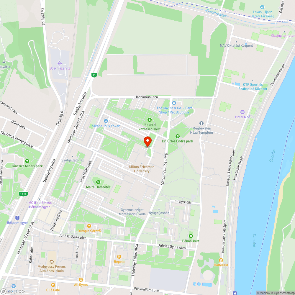 Eldugult csatorna bejelentés helye