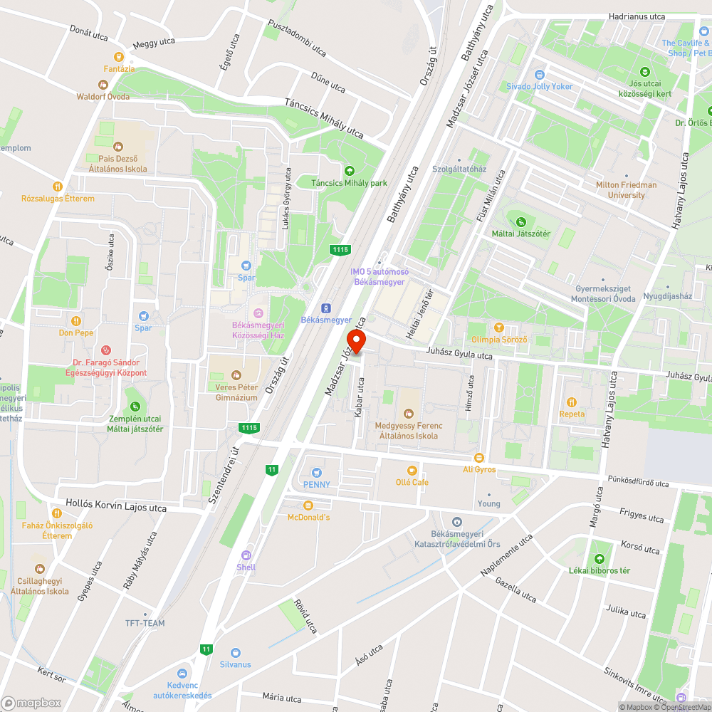 Halott fák bejelentés helye