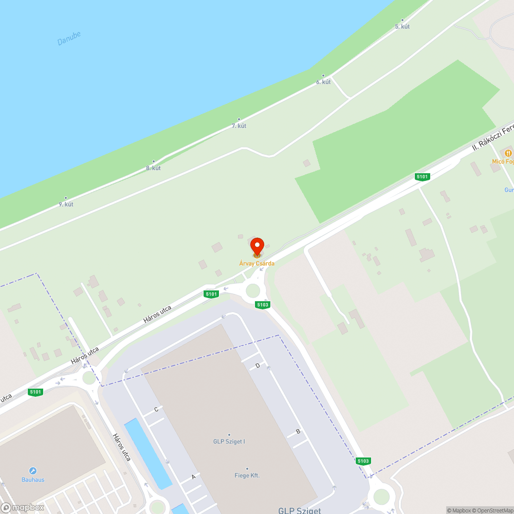 Elhagyott roncs autó bejelentés helye