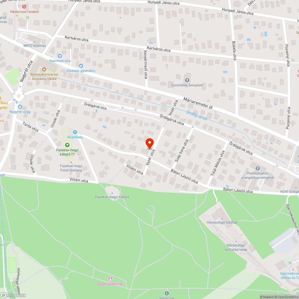 Elhanyagolt, tönkrement útfelület bejelentés helye