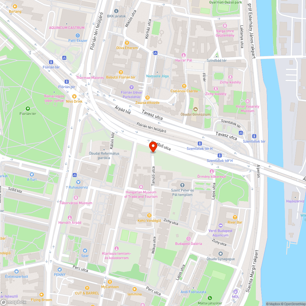 III. Tanuló utca vége - vasbeton oszlopcsonk veszélye bejelentés helye