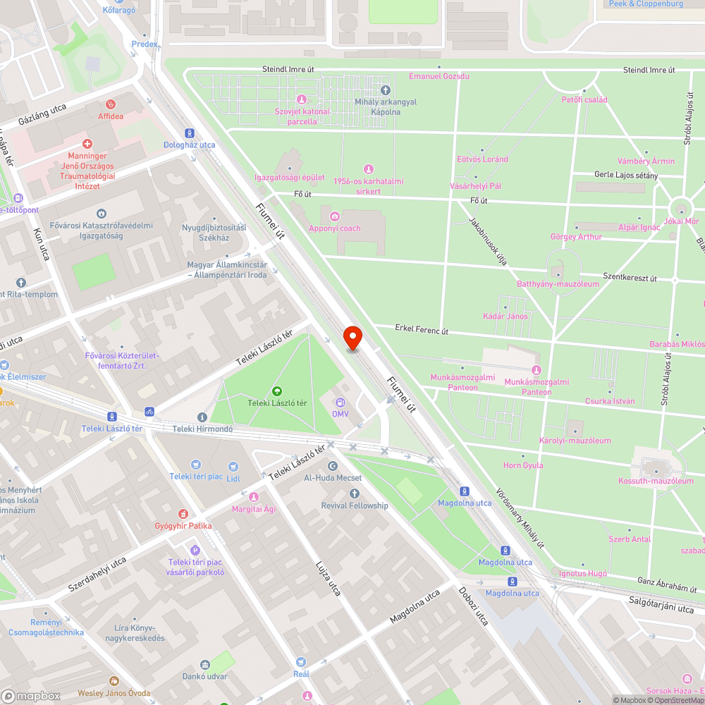 Szemetes sétány bejelentés helye