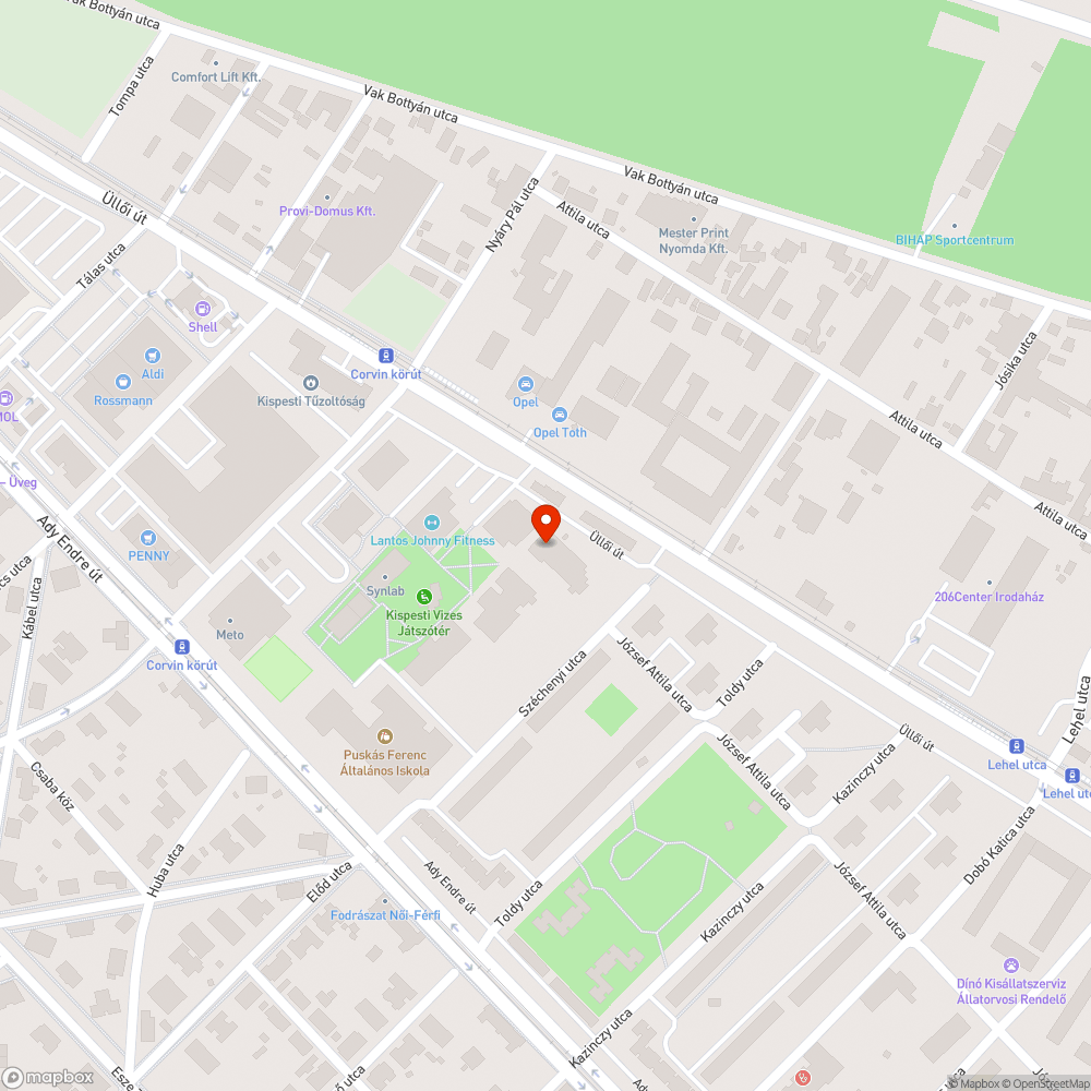 Szemét a virágágyásokban bejelentés helye