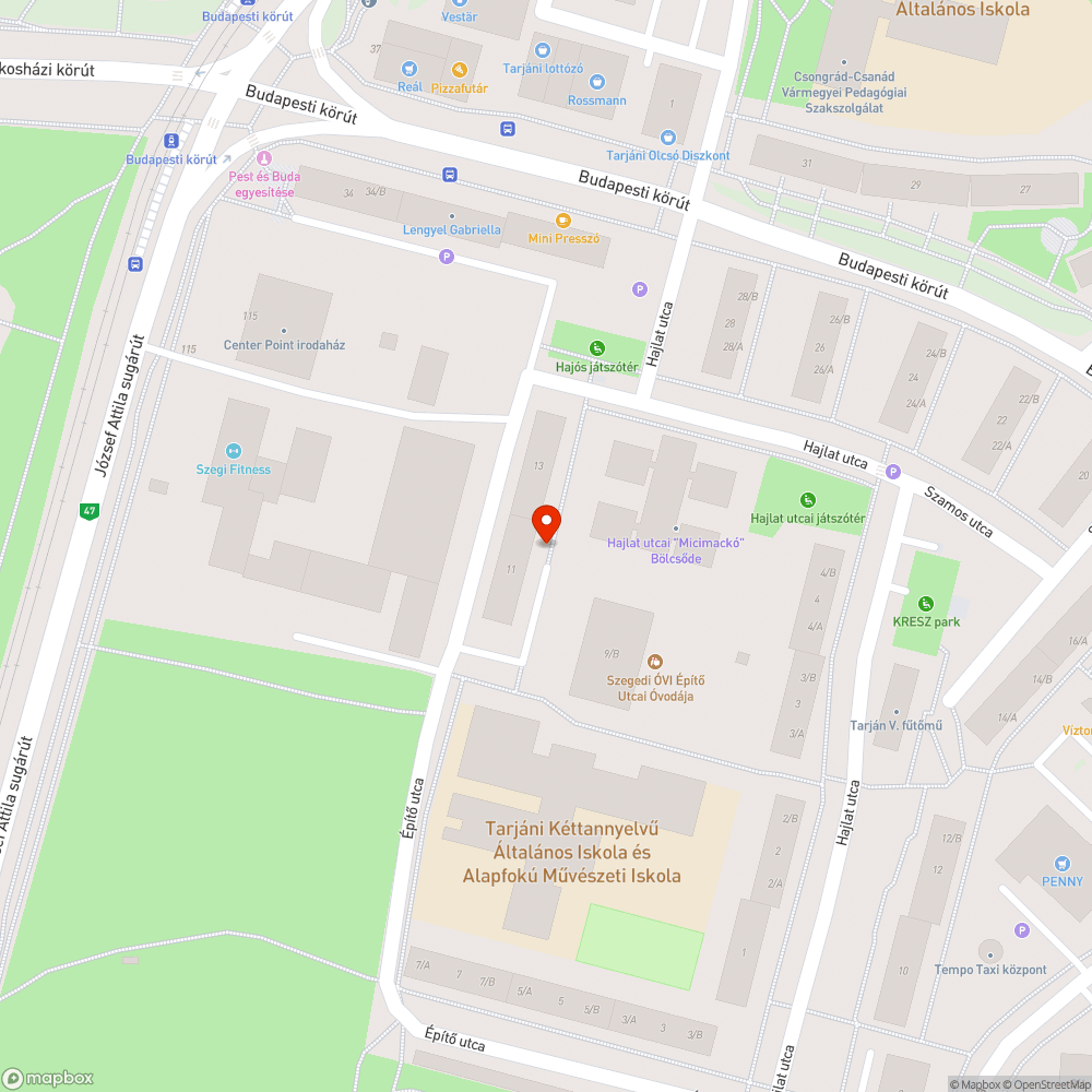 Hiányzó szemetes bejelentés helye