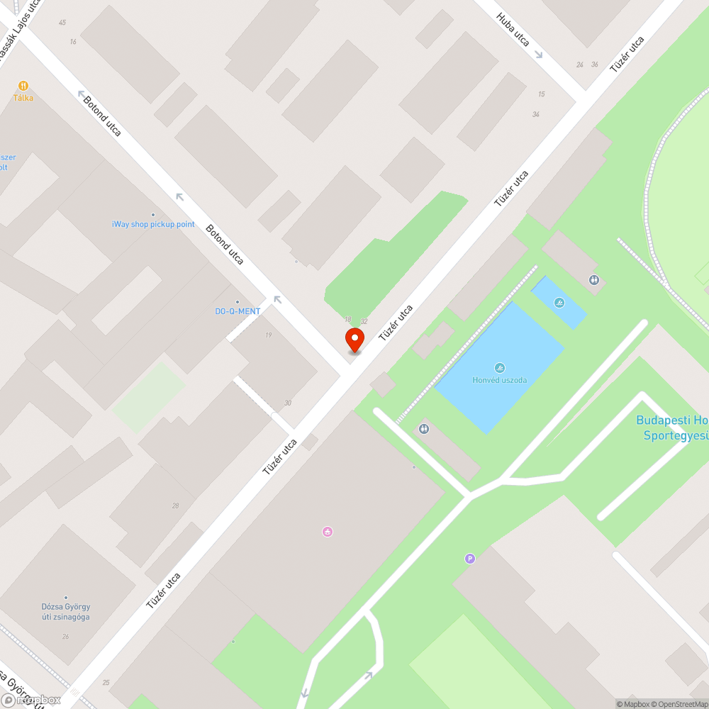 Roncs bejelentés helye